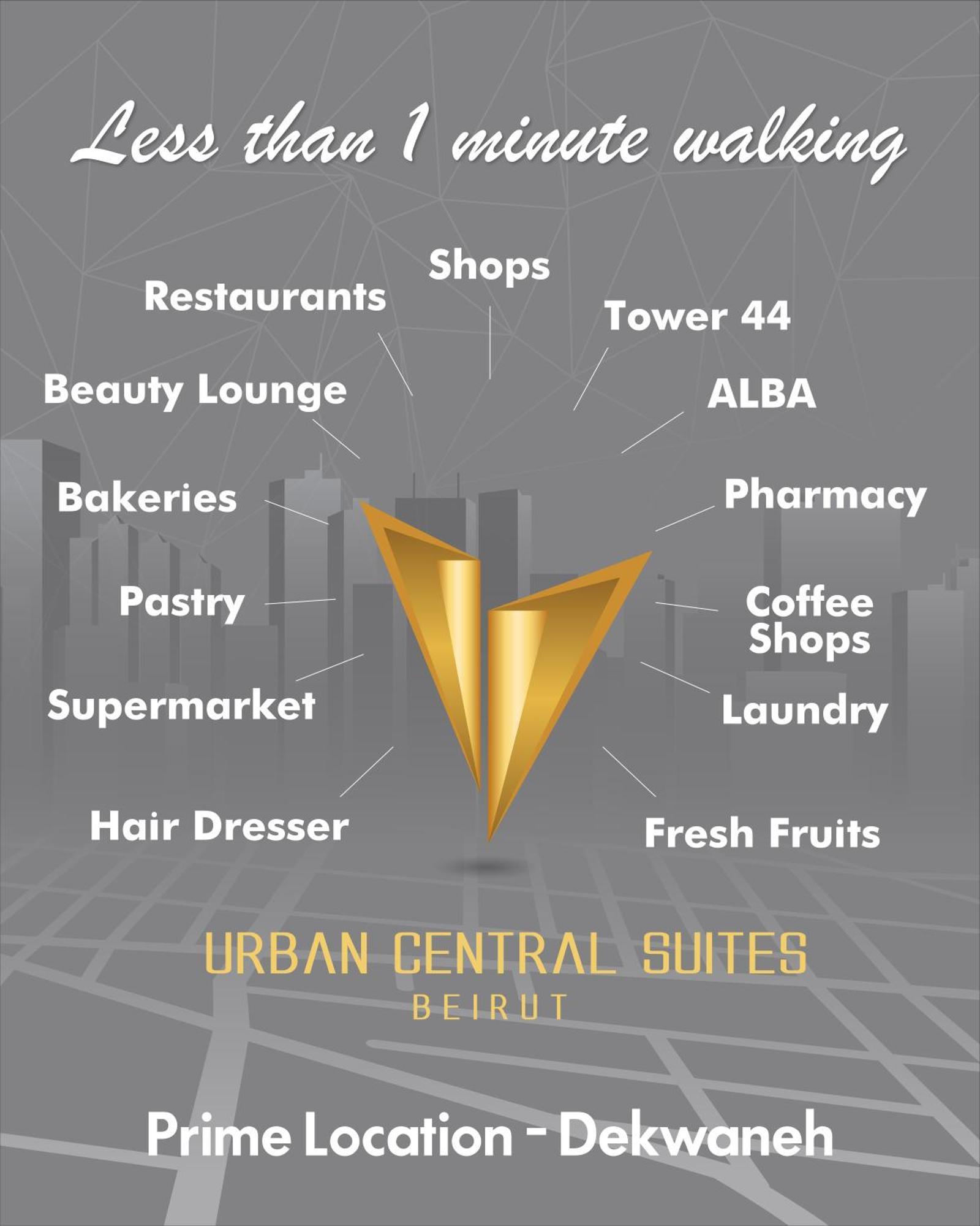Urban Central Suites - Бейрут Екстериор снимка
